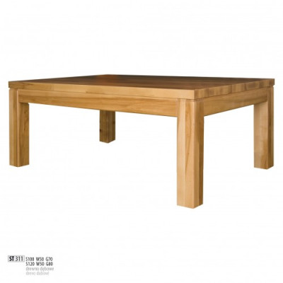 Gulta galds blakus galds Reāla koka masīvmēbeles Ozols 100x70cm Jauni galdi