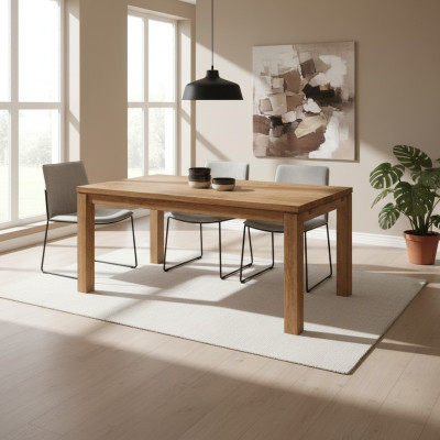 Ēdamgalds Galds Grupa Ēdamzālei Dzīvojamā istaba komplekts Koks Dizains Galdi 140x90cm