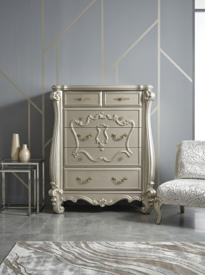 Klasiskais baroka antīkais stils Kommode Sideboard Kommoden Echt Holz.