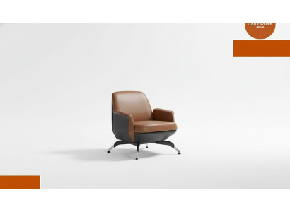 Krēsla dizains Dīvāns Sofa Atslābināties Ādas Salonā Kluba Polster Sêtāra luksuss