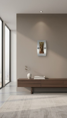 Led ūdens siena dizaina ūdens stabi, ūdenskrituma attēla rāmis 50x80