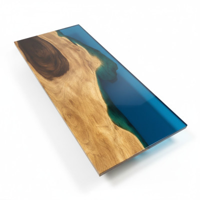 Ēdamgalds Jūra Ūdens Upe Reāla koka Upe galds 181x81cm Galdi