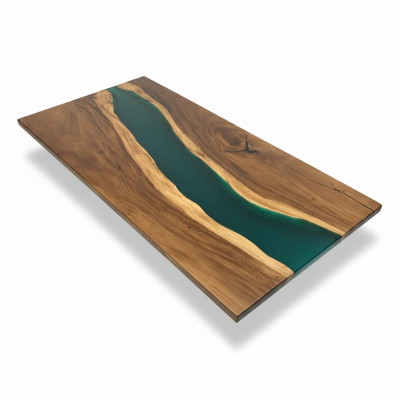 Konferenču galda ēdamā galds River Table Massiv 231x110 Epoxy Resin Table