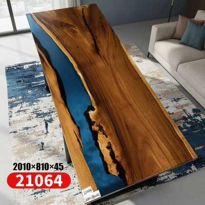 upeišu galda dizainso galds mūsdienu jūra mēbeles 201x81 epoksīds