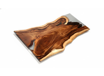 Epoksīda dēlis River Table Reāls koks Masīvs Galdi 200x90