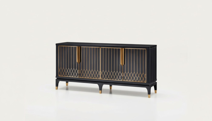 Sideboard dizains Kommode koka skapis kommodes mēbeles konsole sānu paliktnis