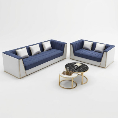Dizainera dīvāngarnitūra Luxus Sofa Couch Polster Set Garnitur 3 2 Sitzer 2 gab. Set