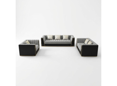 Sofas komplekts 3 2 1 sēju dizains dīvāns Polster Couchen Couch Modern