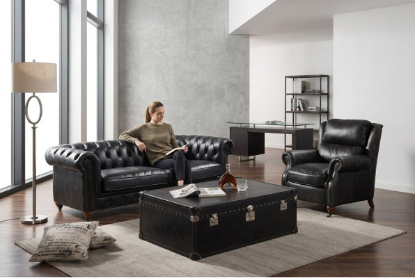 Klasiskais Chesterfield dīvāns Sofa Polster Garnitur Couchen Sofas dizains.