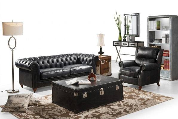 Klasiskais Chesterfield dīvāns Sofa Polster Garnitur Couchen Sofas dizains.