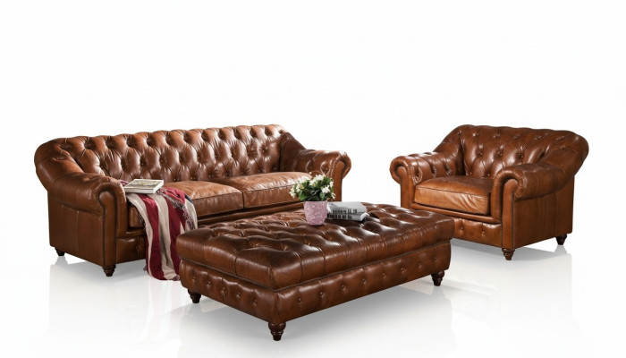 Kāju atbalsta klubs Lounge Chesterfield pufa krēsls auduma otomāna dizains Otošeņa
