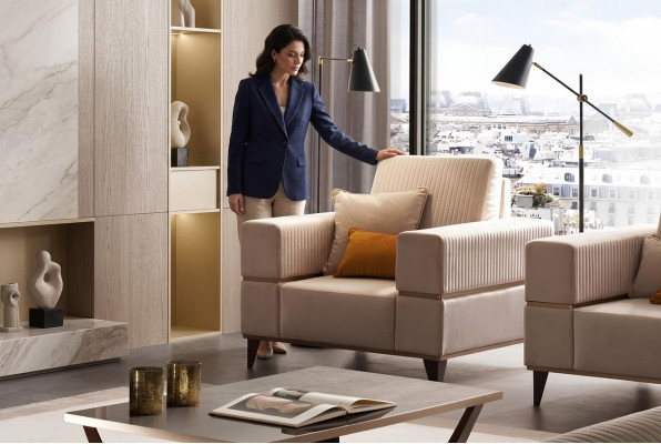 Krēsls Relax ādas atpūta Lounge kluba polster Couch Luxus Sofa Mēbeles arredoclassic