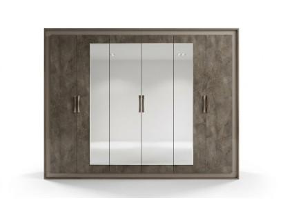 Luksusa apģērbu skapis, dizaina apģērbu skapis, arredoclassic 6 durvju skapis