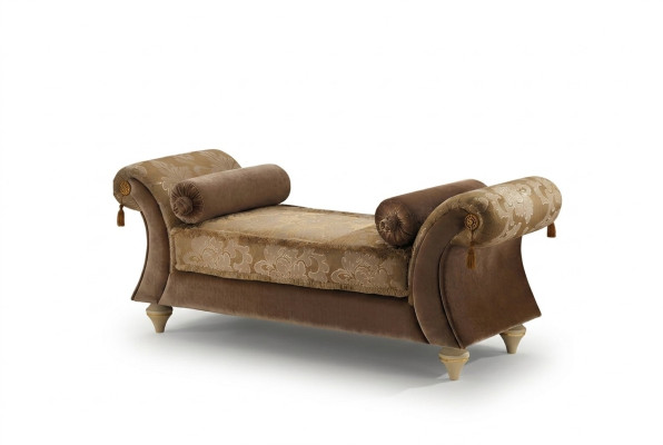 Chaiselounge Sofa Gulta Dīvāns Gulvam Chaise Tekstils Barokks Rokoko arredoclassic.