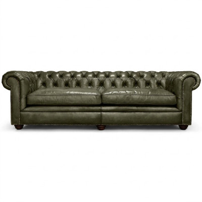 Elegantais dzīvojamā istaba dīvāns četrzemju krēslu Chesterfield ādas auduma dīvāns jauns