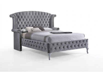Nostalģiska gulta Chesterfield dīvāns Ausu gultas Angļu guļamistabas dizains Jaunais