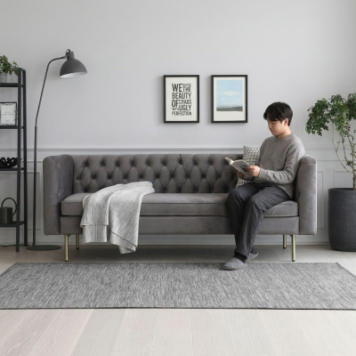 Dīvāns Luksusa audums Chesterfield dīvāns Dīvāni Polster 3-vietīgs Itālijas mēbeles