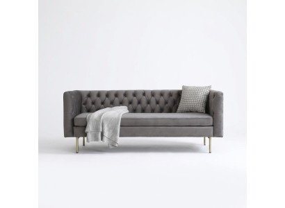 Dīvāns Luksusa audums Chesterfield dīvāns Dīvāni Polster 3-vietīgs Itālijas mēbeles