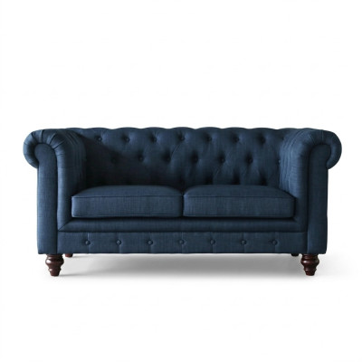 Angļu stila mēbeles Chesterfield divvietīga dīvāns rozā, krāsains dzeltenais zils dīvāns.