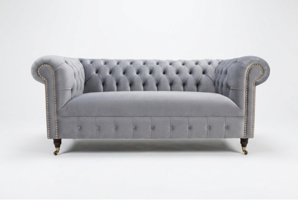 Peleks čelačesterfielda 3-vietīgā mūsdienu dzīvojamā istabas sofa
