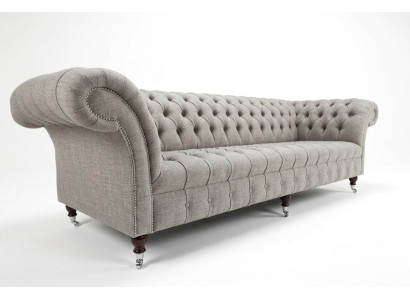 Tekstilu dīvāns Auduma dīvāns Chesterfield lielie dīvāni xxl dīvāni Sēžamkrēsls 265cm apdare