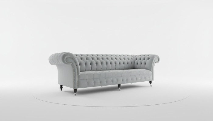 Tekstila dīvāns auduma dīvāns Chesterfield lielie dīvāni xxl dīvāni sēdekļa polsteris 265cm