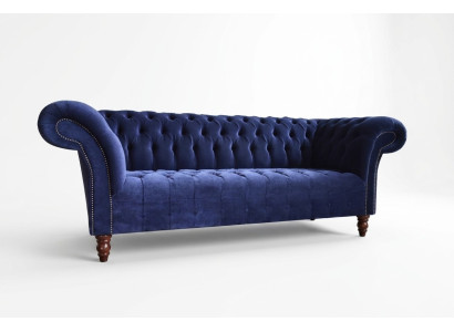 Zils Chesterfield dīvāns dīvāna dizains polster mēbeles dīvāns audumi audums āda