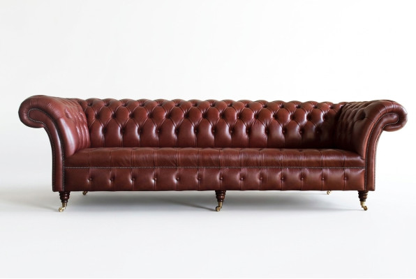 Xxl Lielā sofa Cesterfīldas sofa 4-vietīgs dīvāns Polster Luxus Klasiskais tekstils