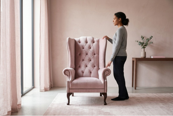 Chesterfield auskaru krēsla vienistabas dīvāns dīvāns atpūtai polsterēts samts āda audums Jauns