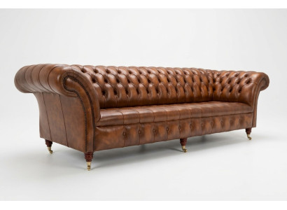 Chesterfield 4 vietu mīkstais dīvāns Moderns stils āda Audums dīvāns Āda
