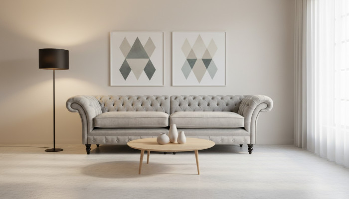 Augstas kvalitātes Česterfilda mīkstu paklāju dīvāns, auduma dīvāns lēti, mikrošķiedras dīvāni jauni
