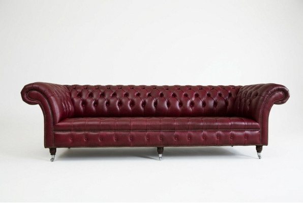 Chesterfield dizaina dīvāns 4-vietīgs dīvāns auduma delux klasiskie tekstila dīvāni
