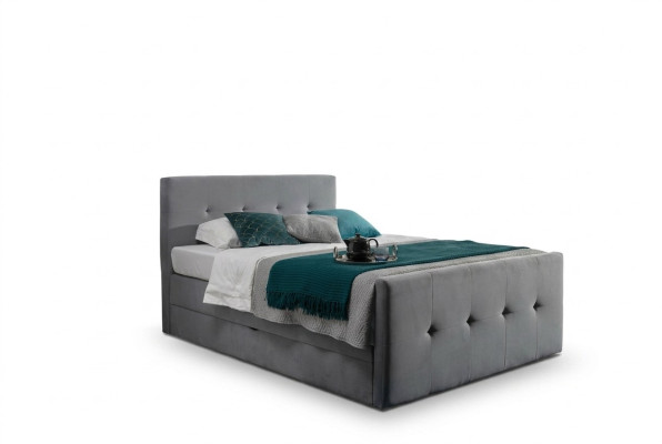 Chesterfield gultas apģērbs divvietīga gulta xxl dizaina luksusa boxspring gulta.
