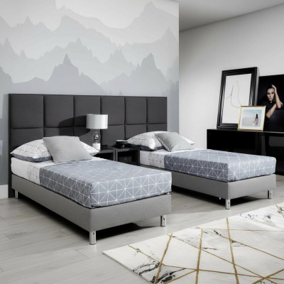 Gulta Pildspalva dizains Luksusa divvietīgas viesnīcas gultas laulībai 80/160x200cm gulamistaba