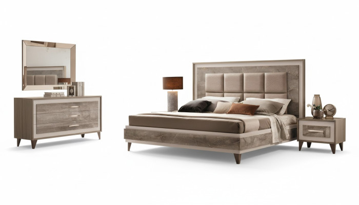 Luksusa guļamistabas gulta divguļamā gulta Modernā koka mēbeļu velvē polsterētāji Jauns luksuss