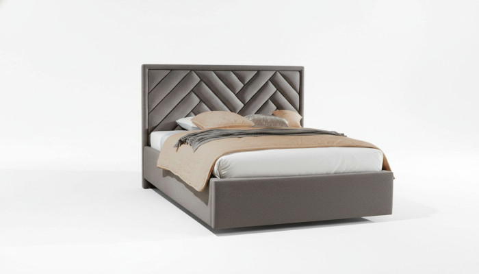 Boxspring Luxus gulta dubultgultas mēbeles audums 140 160 180 x 200 cm guļamistabai