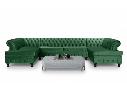 Modernas dizaina luksus stūra galds, tekstils Chesterfield dzīvojamās istabas galds, stūra galds