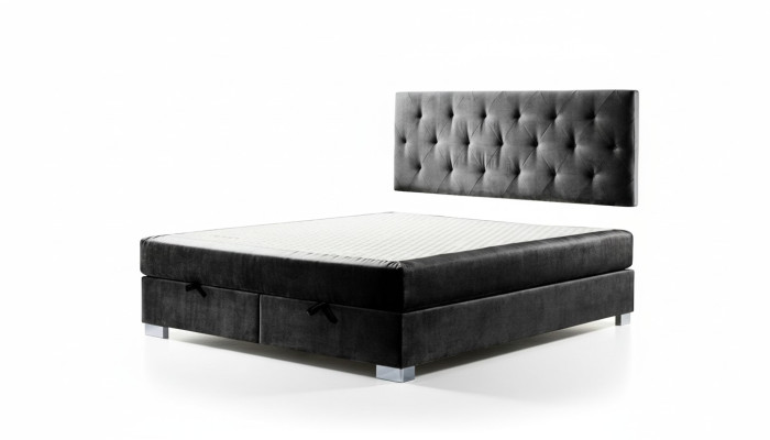 Luksusa divguļamais gulta ar ''Boxspring'' klāju Divguļamais guļamistabas mēbeles audums 140 160 180 x 200 cm