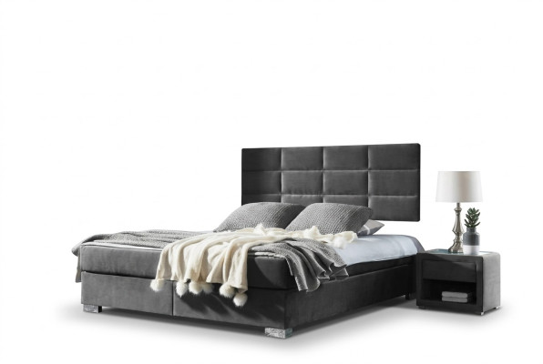 Boxspring gulta Dubultie gultas tipa luksusa guļammaītājs ar dizainera dubultgultu 160x200 jaunu