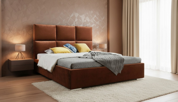 Modernas guļamistabas gultas auduma gultas audums Chesterfield 180x200 divguļamais gultas piederums