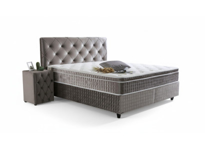 Mēbeles Royale modernās gultas mēbeles Chesterfield gultas istaba