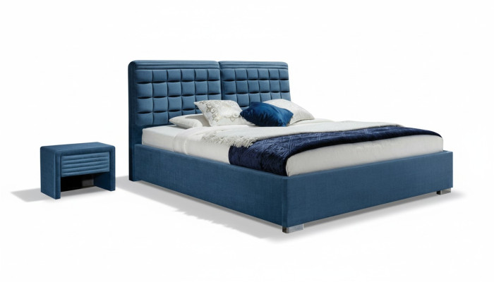 Luksusa Boxspring gultas dizains audums viesnīcas gultas guļamistabas mēbeles divguļamā gulta.