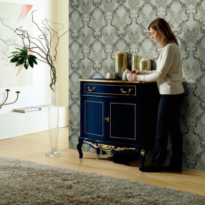 Mēbeles Klasiskais stils Komoda Sideboard Skapis Luksusa seifa Itālijas