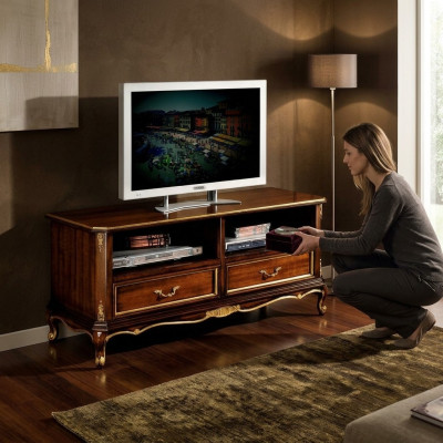 Klasiskais sideboard tv lowboard rtv skapis galds dzīvojamā istaba luksusa koka mēbeles jauns