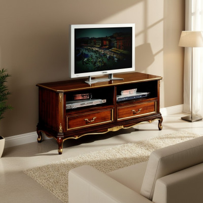 Klasiskais sideboard tv lowboard rtv skapis galds dzīvojamā istaba luksusa koka mēbeles jauns