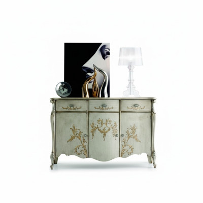 Dizaina mēbeles Stīls Baroks Komoda Glabātuve Luksusa Sideboards Koks Itālija