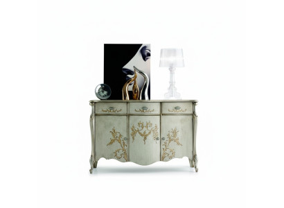 Dizaina mēbeles Stīls Baroks Komoda Glabātuve Luksusa Sideboards Koks Itālija