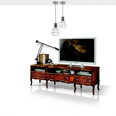 Elegantais Sideboard tv Lowboard Lang RTV skapis Itāļu mēbeles dzīvojamā istaba koka mēbeles