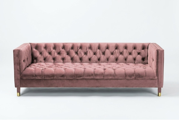 Chesterfield dīvāns Roze Mēbeles 4-vietīgi dīvāni Tekstils audums Dīvāni xxl big 230cm