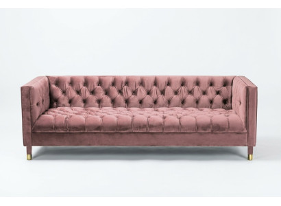 Chesterfield dīvāns Roze Mēbeles 4-vietīgi dīvāni Tekstils audums Dīvāni xxl big 230cm